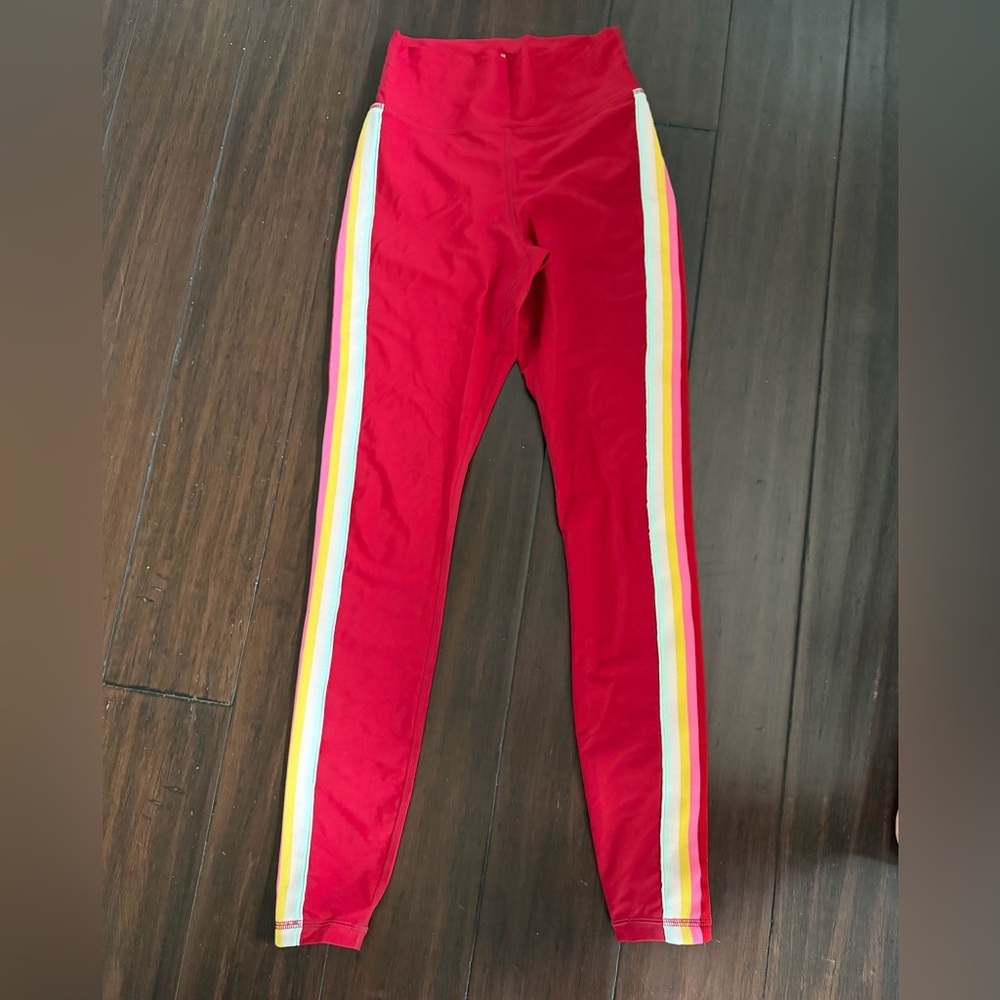 Spiritual Gangster 7/8 Legging Dahlia Red XS - Picture 4 of 9